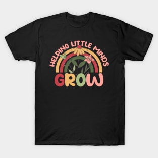 Helping Little Minds Grow Teacher Gifts T-Shirt